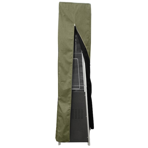 Hiland Square Glass Tube Patio Heater Commercial Cover in Tan CHC-SGT-T - main